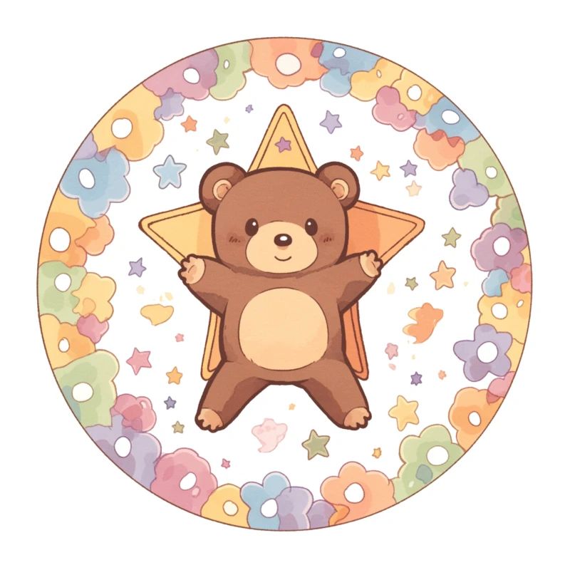 Nounours Fleuri