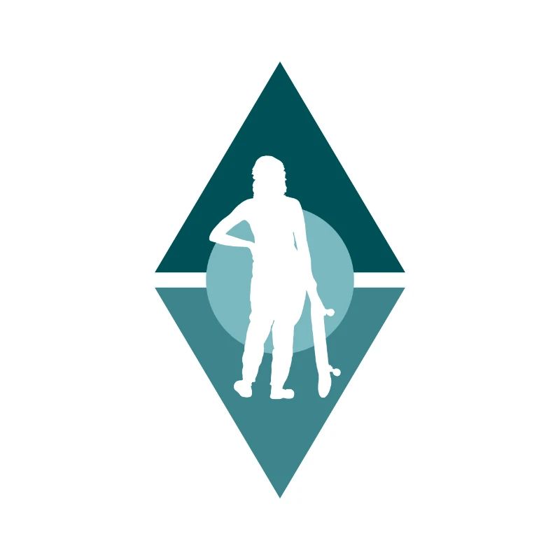 Planche à roulettes halfpipe