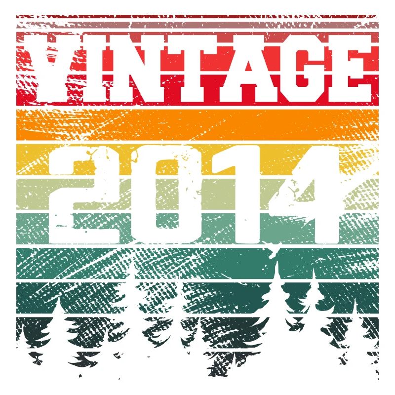 2014 Vintage Geburtstagsgeschenk 2014 Retro