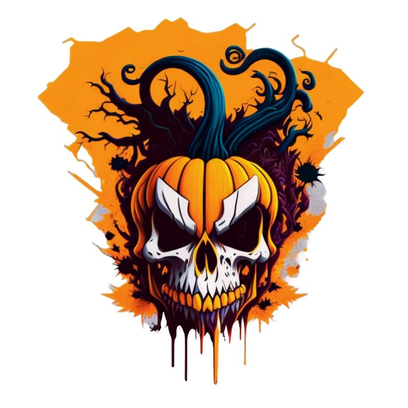halloween citrouille macabre