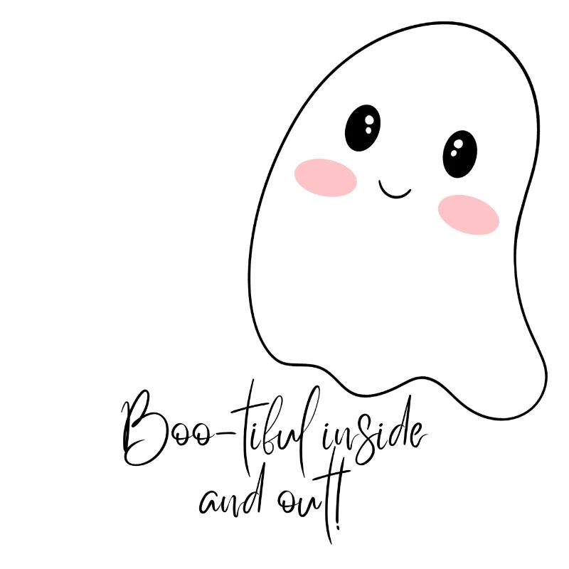 Halloween Ghost Gespenst Boo-tiful Geschenk Gift