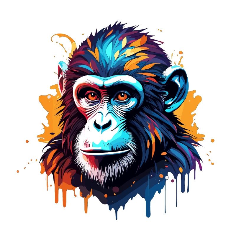 Monkey / Animal / Zoo / Chimpanzee / Wild / Comic