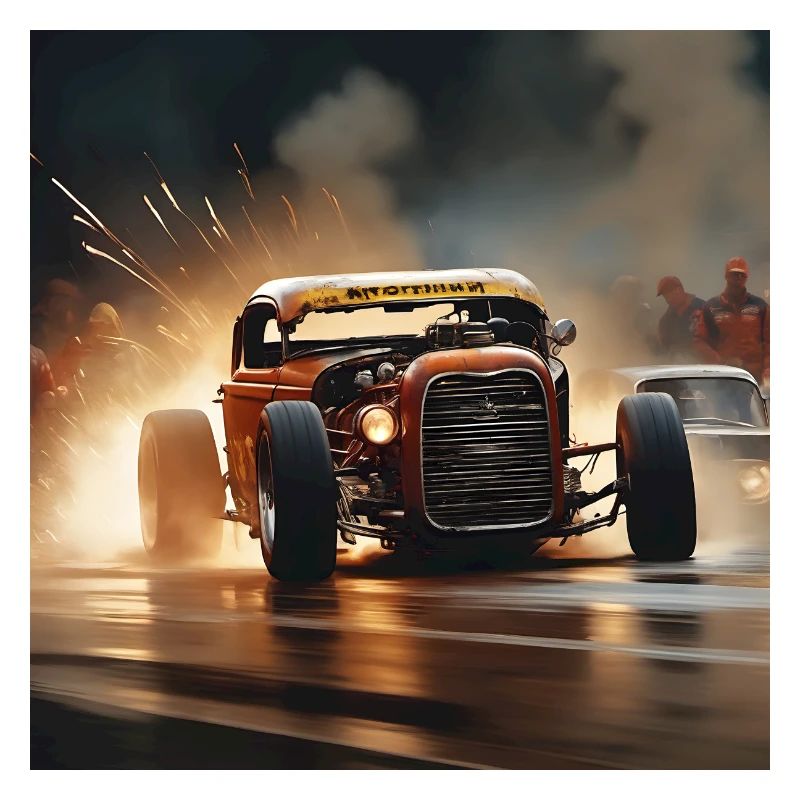 Rusty Hot Rod racing #10