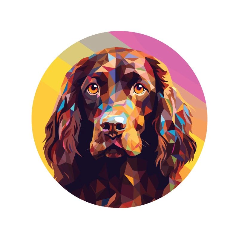 Boykin Spaniel Hunderasse Aquarell Illustration