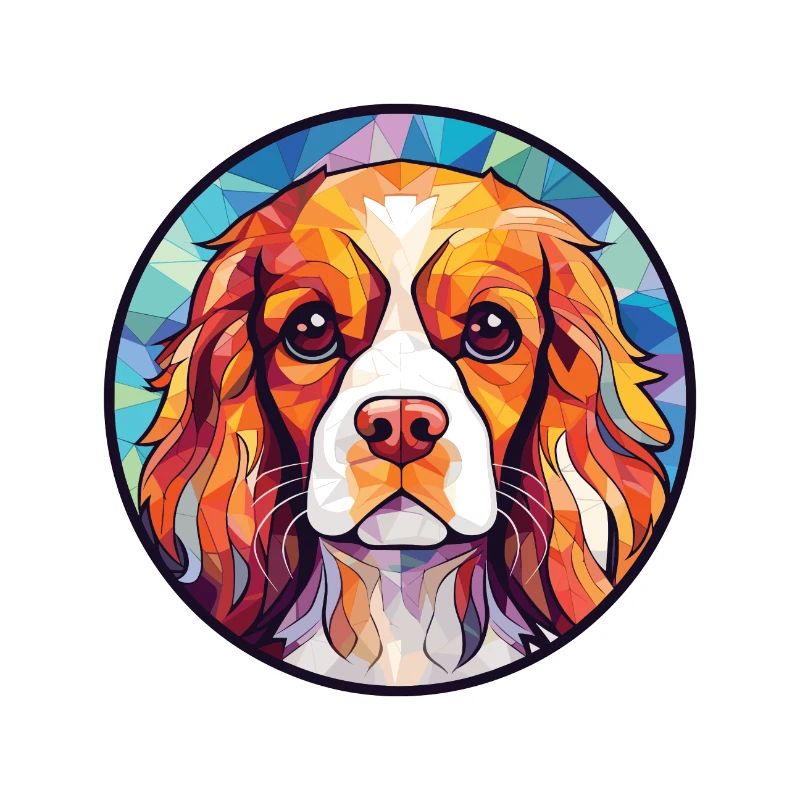 Cavalier King Charles Spaniel Hunderasse Aquarell