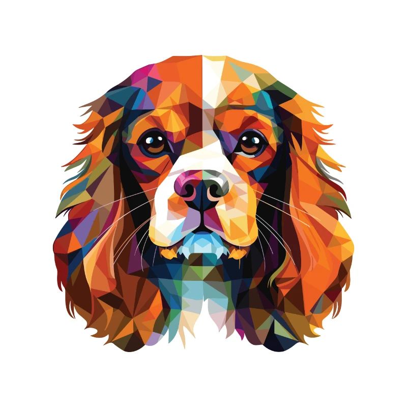 Cavalier King Charles Spaniel Hunderasse Aquarell