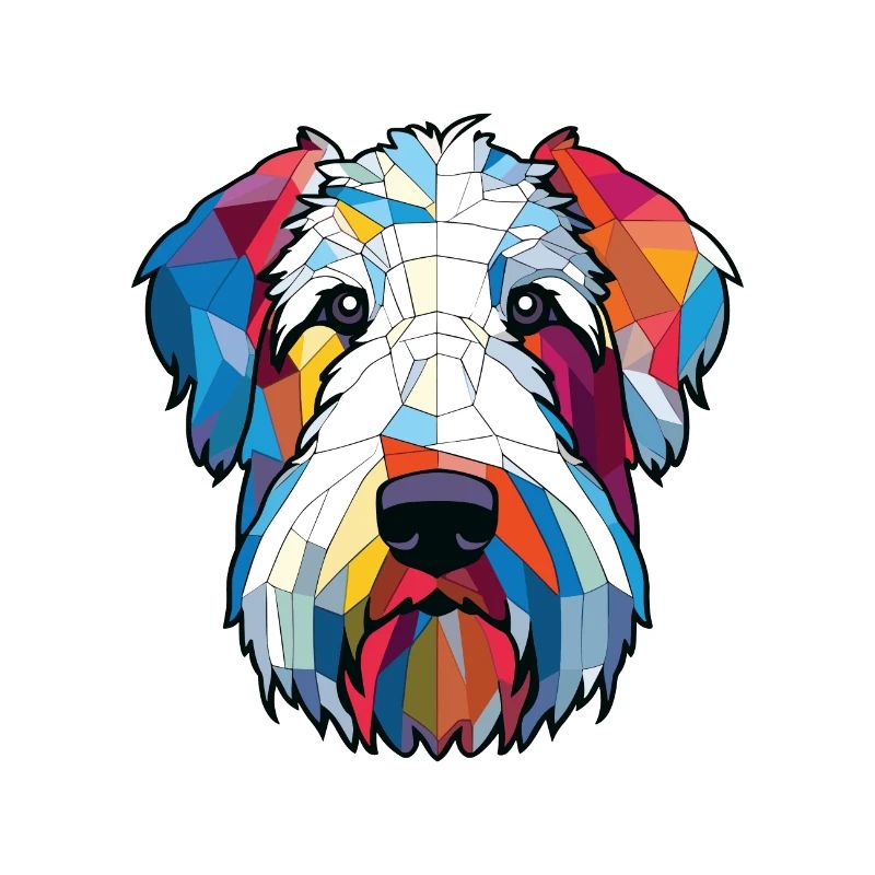Sealyham Terrier Hunderasse Aquarell Illustration