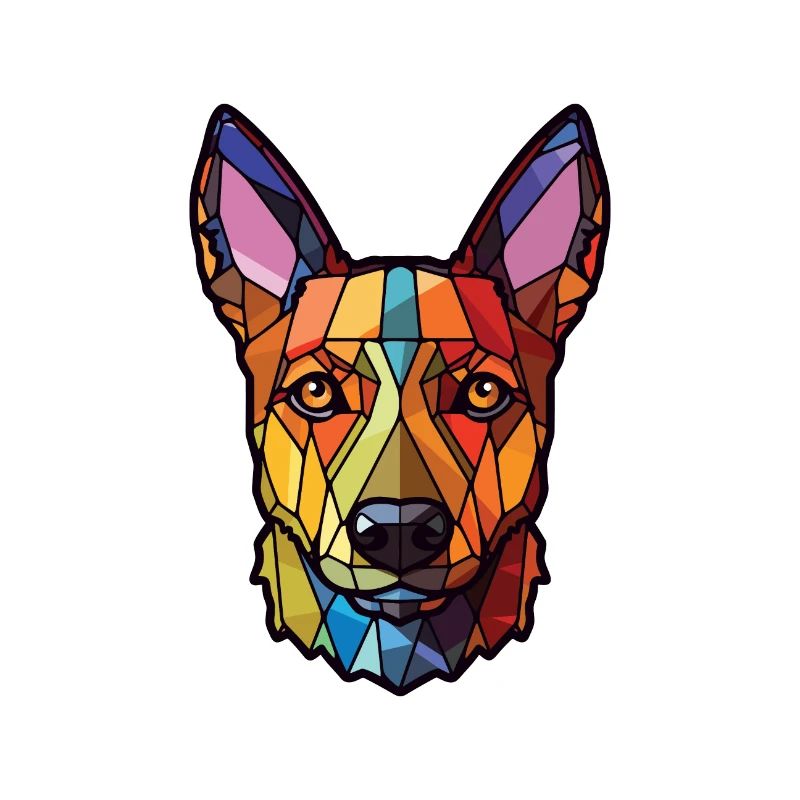 Lancashire Heeler Ormskirk Terrier chien aquarelle