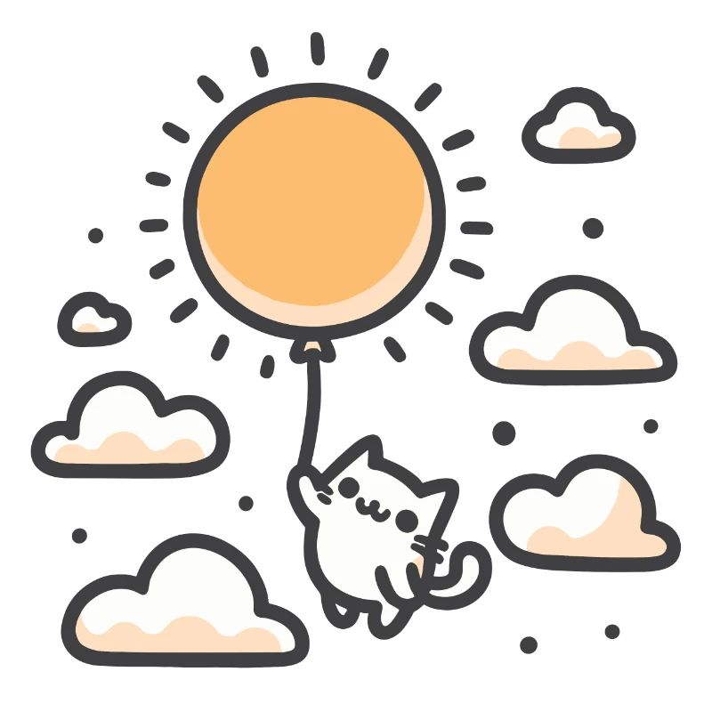 Chaton à l’aventure au soleil