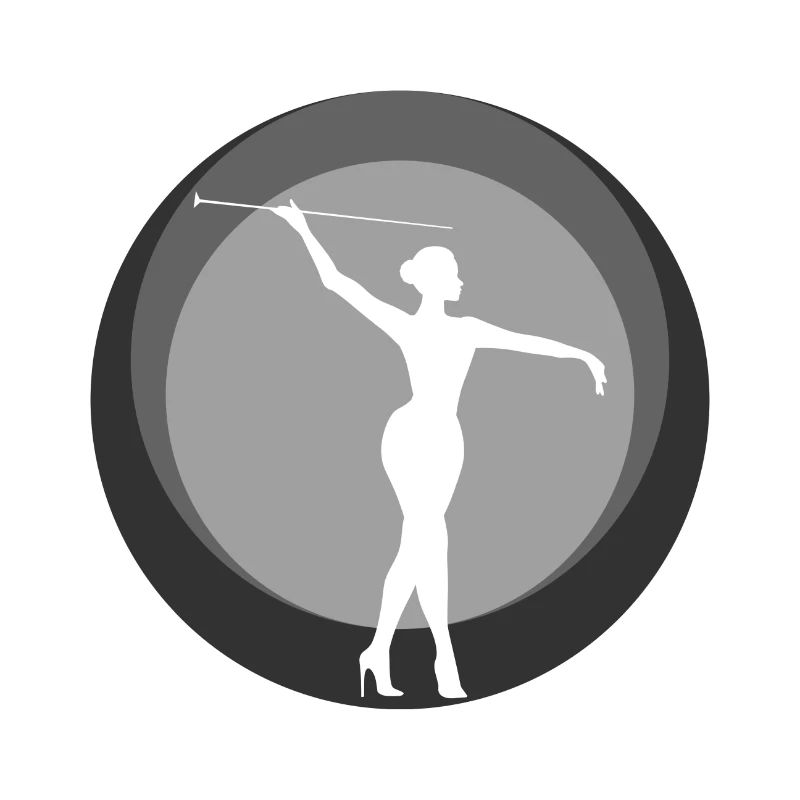 Stabdrehen Gymnastik Twirling