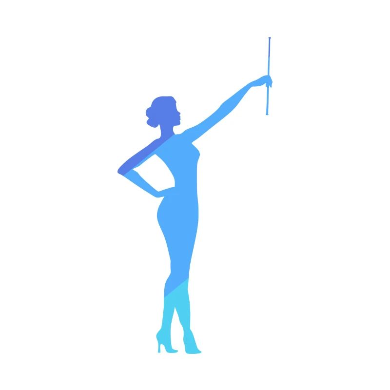 Twirling Baton Twirling Rod Turning