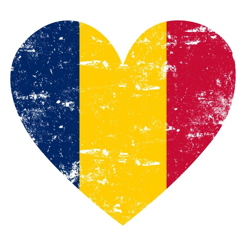 Coeur du drapeau du Tchad