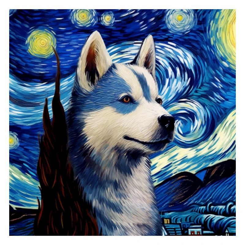 Husky Nuit étoilée
