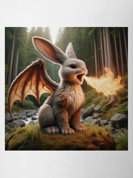 Fire Breathing Bunny Dragon #19