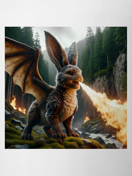 Fire Breathing Bunny Dragon #13