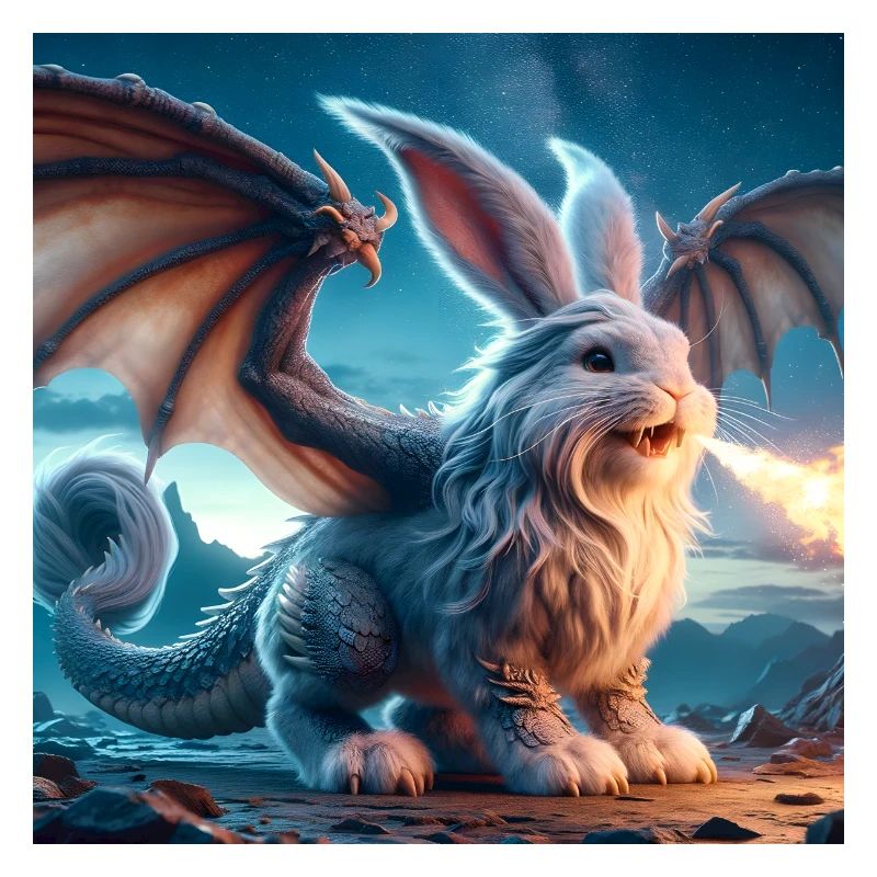 Dragon lapin cracheur de feu #04