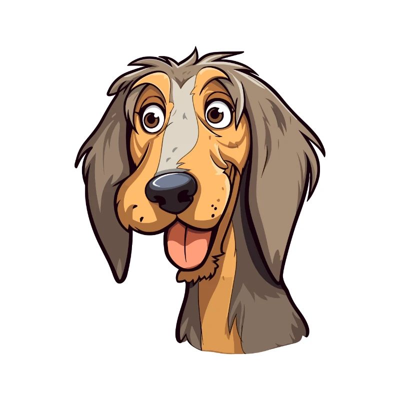 Schweizer Laufhund Race De Chien Cartoon Kawaii Illust