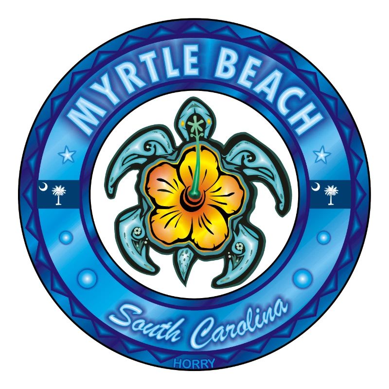 Myrtle Beach sea turtle hibiscus