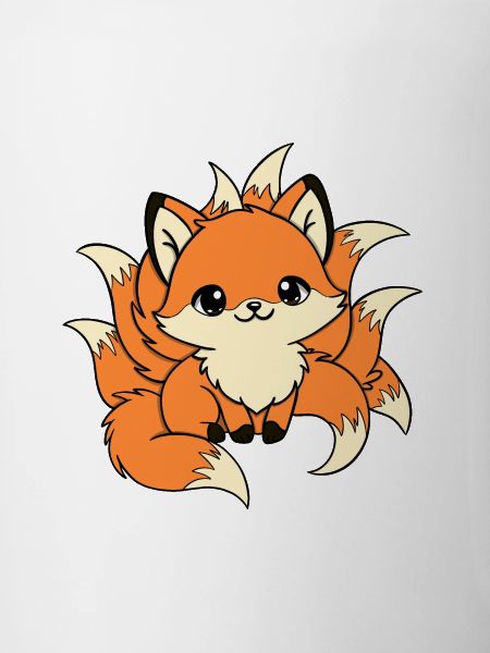 Red nine-tailed fox