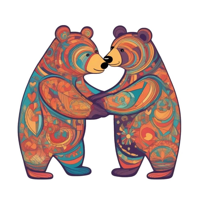 Deux ours Art