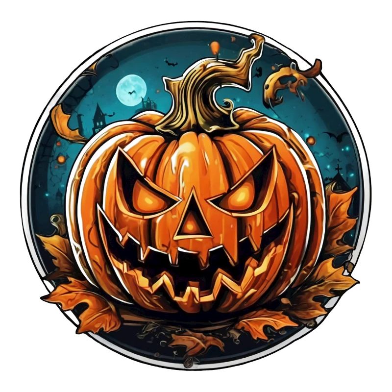 citrouille terrifiante, soirée d'halloween