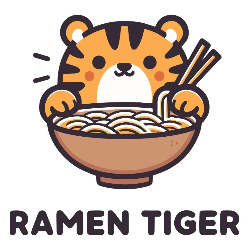 Süßer Ramen Tiger
