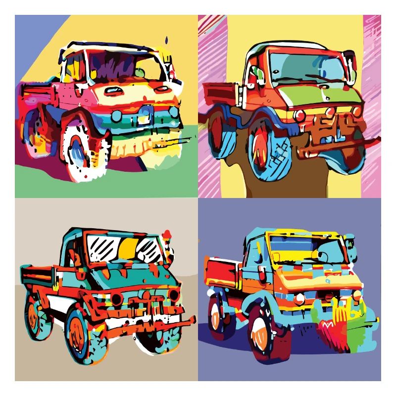 Unimog - Modern - Warhol - Universal Motorgerät