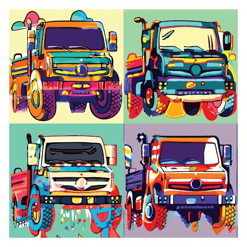 Unimog - Modern - Warhol - Universal Motorgerät