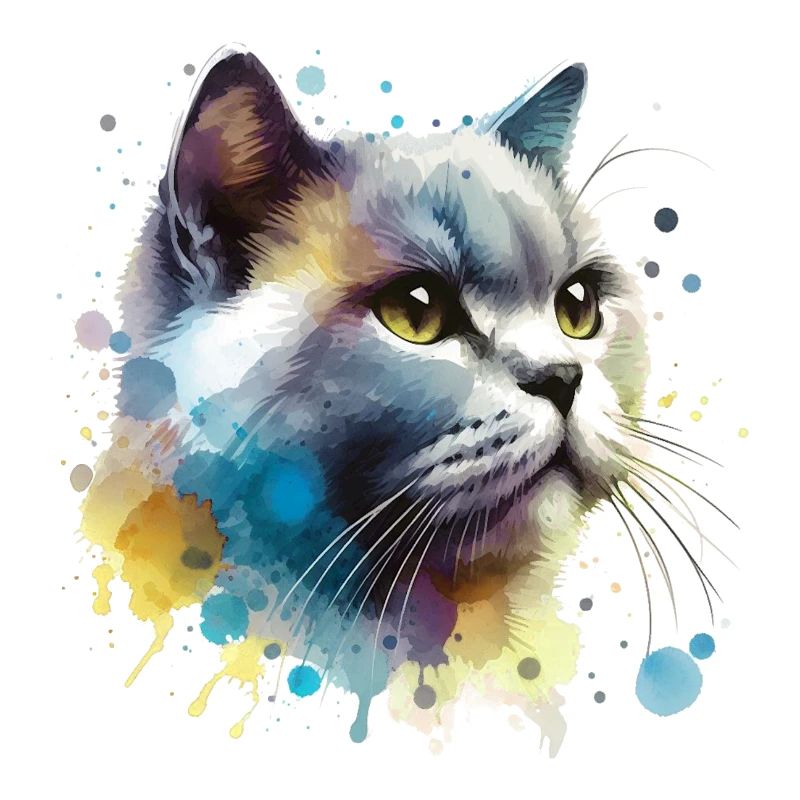 Aquarelle Chat