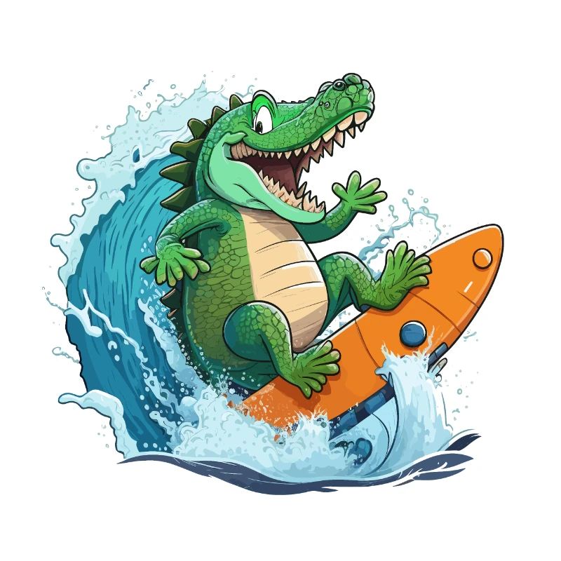 Croc on the Beach