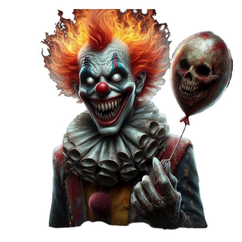 Clown cauchemardesque