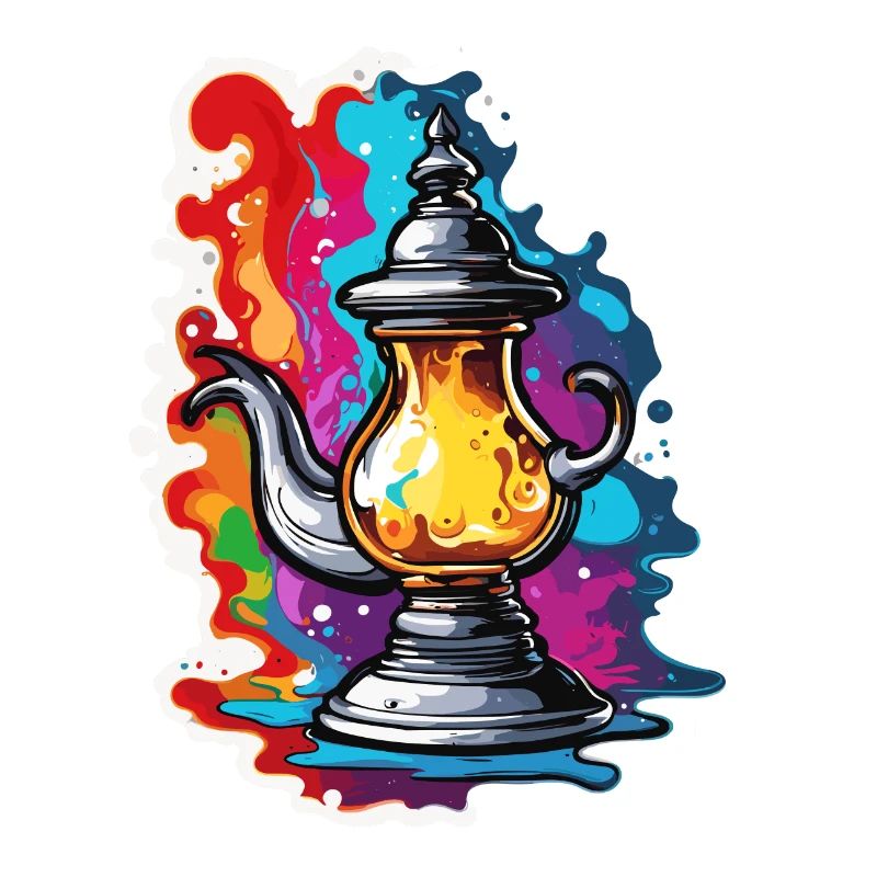 Magic Lamp / Wishes /Orient / Miracle / Genius