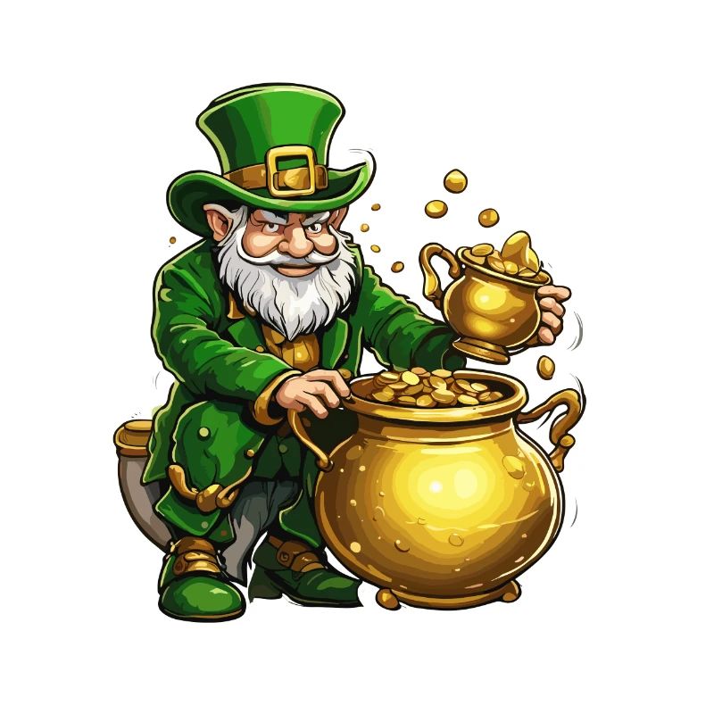 Leprechaun / Leprechaun / Vert / Gingembre / Irlande