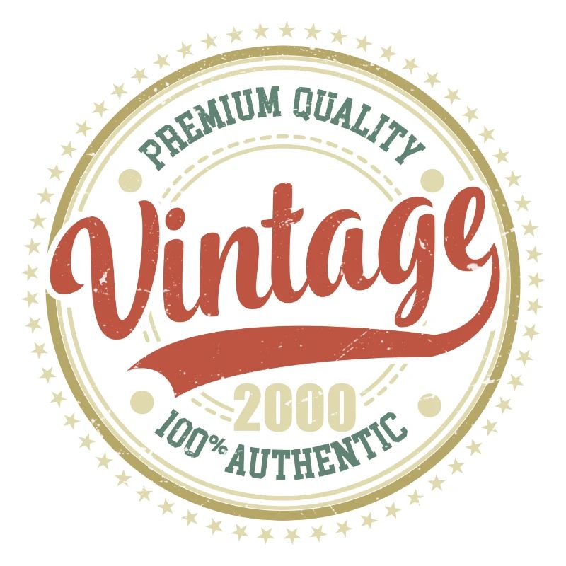 Vintage 2000 Retro Anniversary 2000