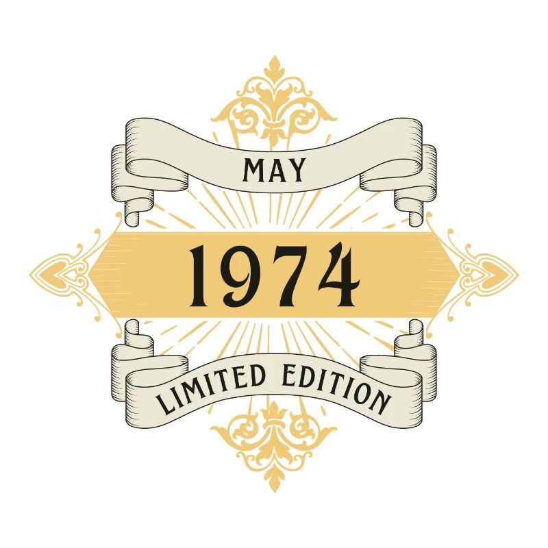 Mai 1974 Geburtstag Limited Edition