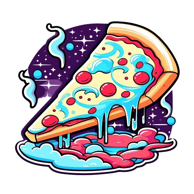 Pizza Slice Zeichnung
