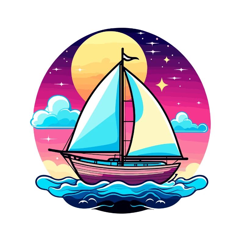 Illustration de voilier