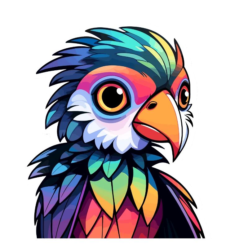 Illustration d’oiseau perroquet