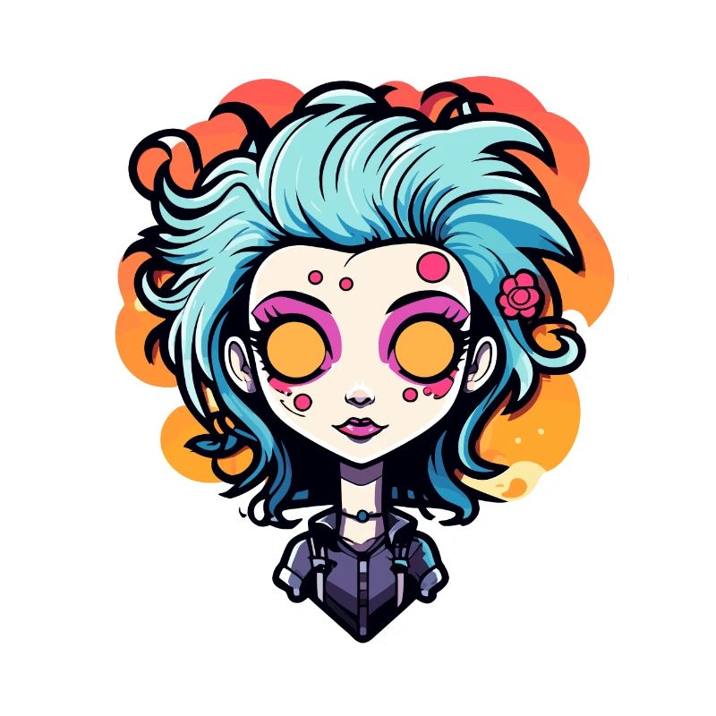 Illustration de zombie mignon