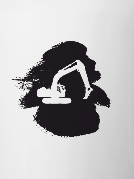 Baggerfahrerin Baustelle Baustelle