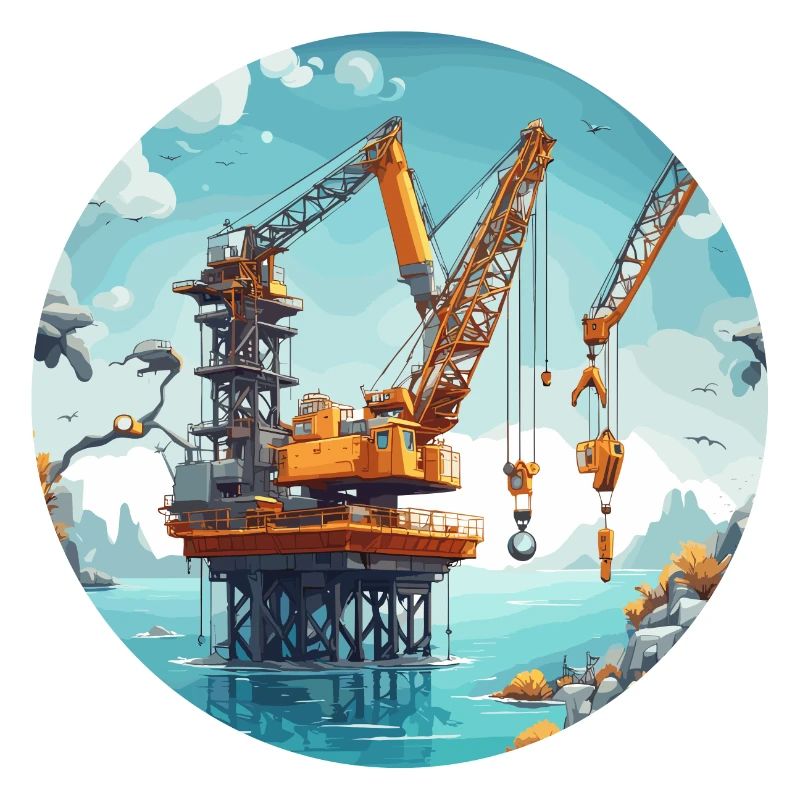 Grue / de chantier / treuil / système de grue