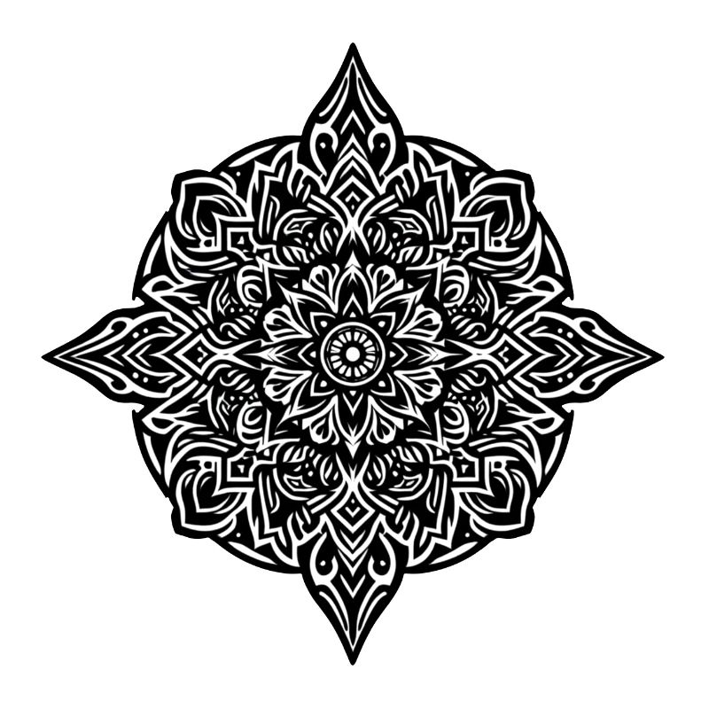 Mandala Harmony lignes simples