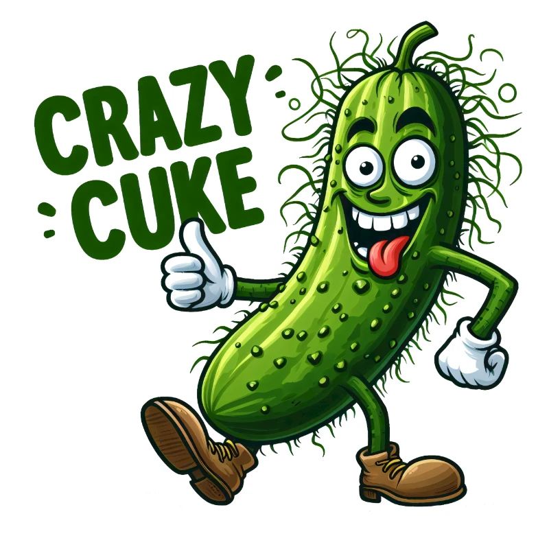 Crazy Veggies Hairy Cuke Thumbs Up