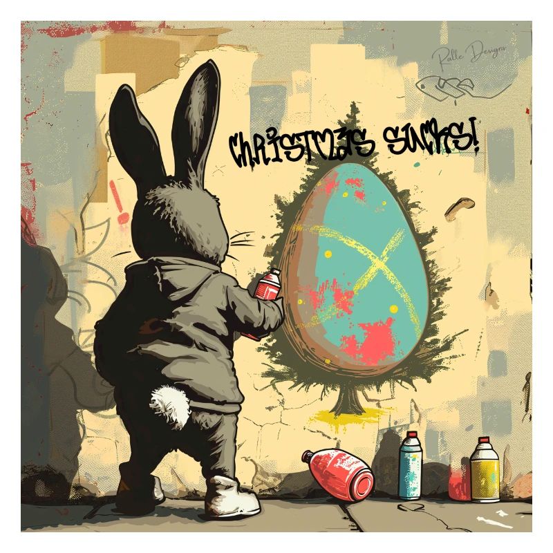 Osterhasen Graffiti