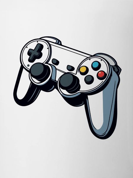 Controller White Illustration