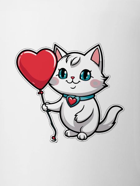 Coeur de chat - Saint-Valentin