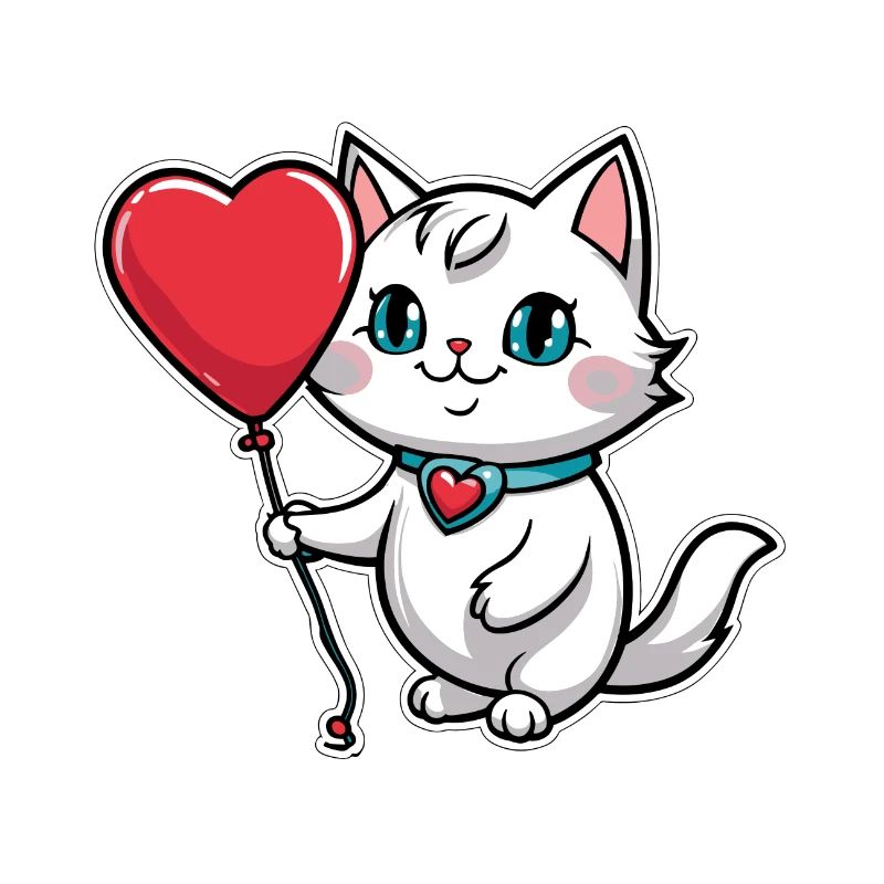 Cat Heart - Valentine's Day
