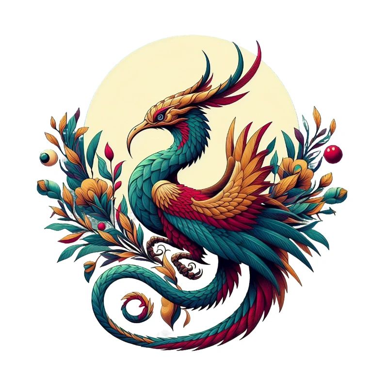 Eleganter Simurgh