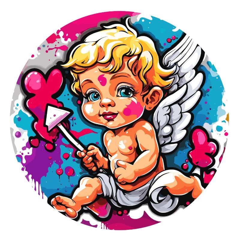 Cupidon / Amour / Flèche / Coeur / Saint Valentin
