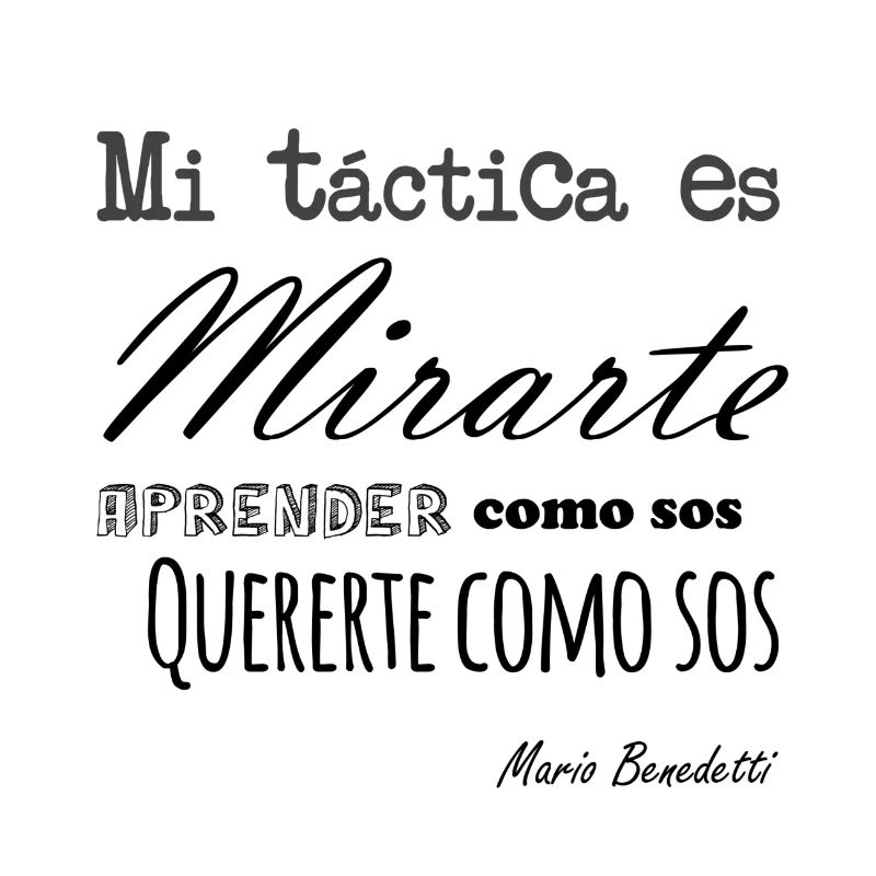 Mario Benedetti - white background